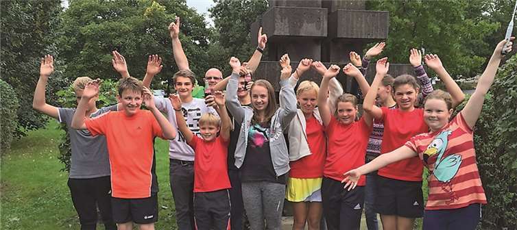 20 Kinder und Jugendliche des TuWi Adenau waren in Polch am Start.privat