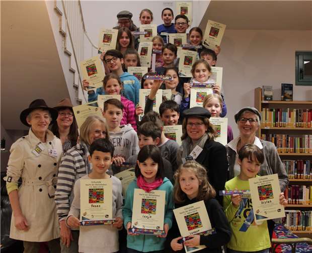 23 Kinder nahmen an der Rallye kreuz und quer durch die Bücherei teil.Foto: privat