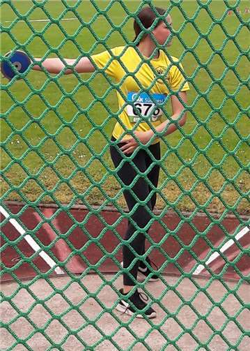 25,14 m weit warf Amelie Schmitt den Diskus in diesem Jahr.