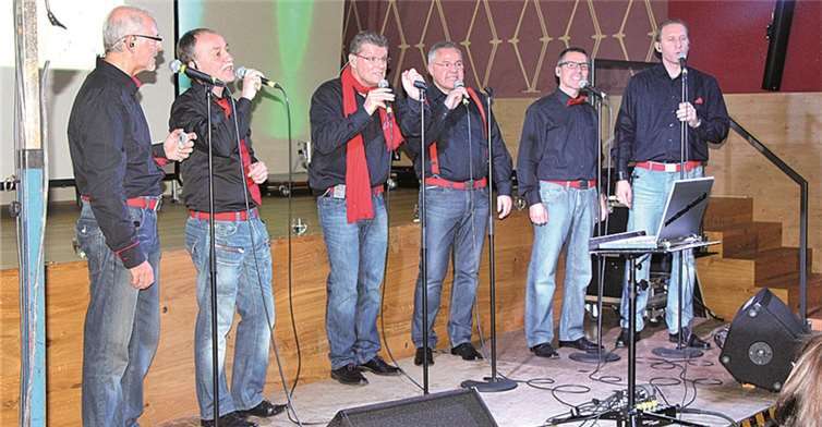 260 Zuhörer waren vom Auftritt der Gruppe „Rondo Vocal“ hellauf begeistert.privat