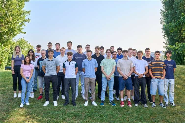 28 neue Auszubildende durfte die evm-Gruppe zum 1. September begrüßen.  Foto: Sascha Ditscher