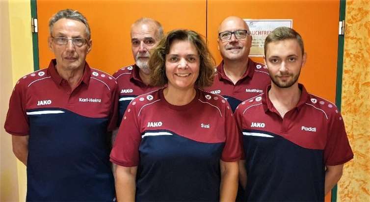 3. Mannschaft: (v.li.) K-H. Linsel, D. Auster, S. Kranz, M. Wolf, P. Bossing.