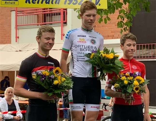 3. Platz für Torge Schmidt U17 im roten RSC Trikot. Foto: RSC Rheinbach