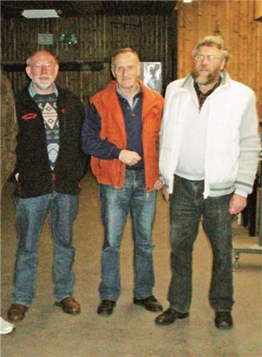 3 Podestplätze für Berd Eisbach, Claus Schäfer und Heinz Dreser mit der Sportpistole. Privat