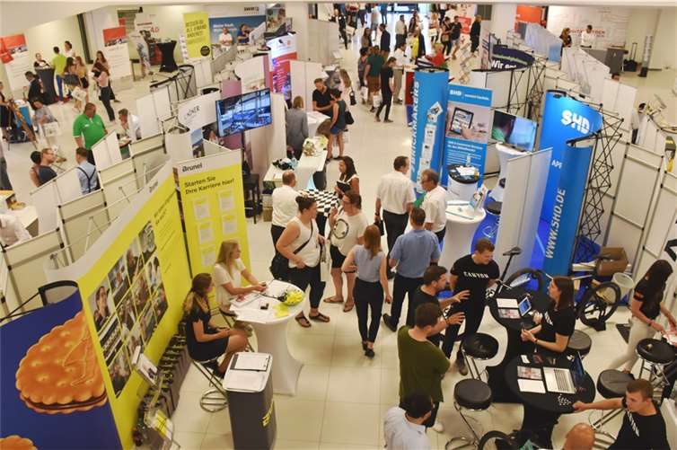 3000 Besucher kamen auf die Jobmesse in der Koblenzer Rhein Mosel Halle. Fotos: HEP