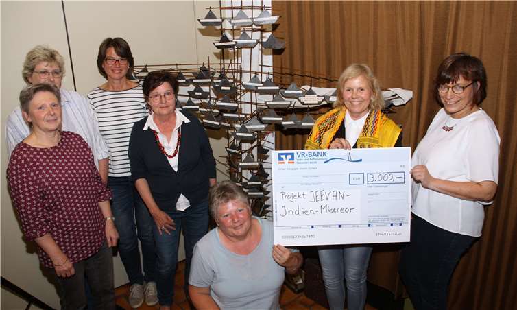 3.000 Euro kamen für das Projekt „Jeevan Misereor-Projekt Jeevan-People-Led Empowermen zusammen. privat