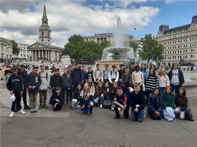 38 Schülerinnen und Schüler nahmen an der Sprachreise teil. Foto: privat