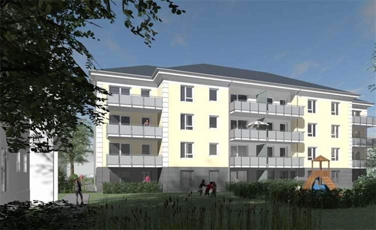 4 5 Millionen Euro investiert die GSG in dieses Wohngebäude der Straße Am Schlosspark.