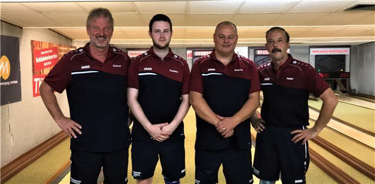 4. Mannschaft: (v.li.) G. Weißbrich, T. Sauer, R. Westphal, P. Mohrs.