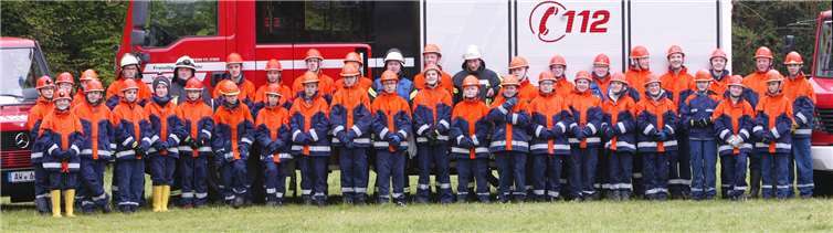 40 Jugendliche aus den Jugendwehren nahmen an der Übung teil. Fotos: -SES-