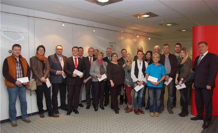 40 Vereine profitierten von der Spendenaktion. Privat