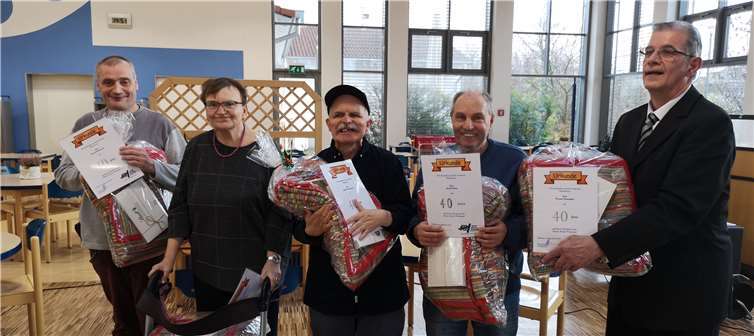 „40-jährige Jubilare“. Fotos: RMW