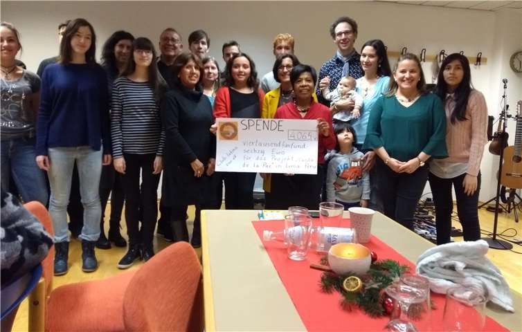 4.065 Euro für das Projekt „Casita de la Paz“ konnten überreicht werden. privat