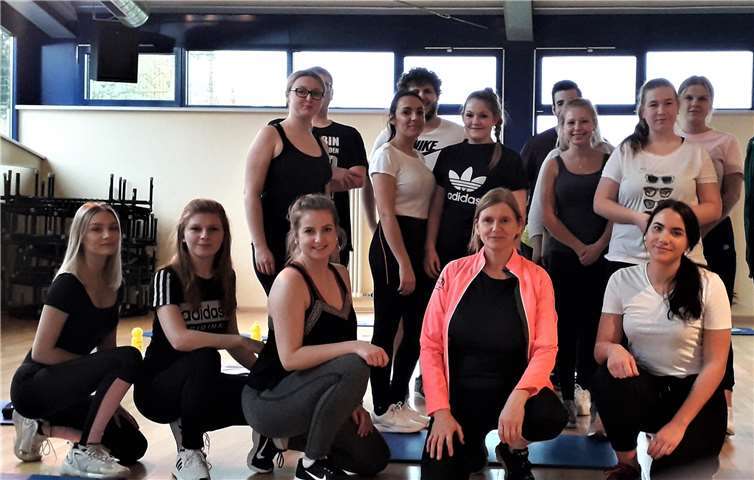 42 Auszubildende trainierten fünf Wochen und beantworteten währenddessen Fragen zu ihrem Stresslevel. Foto: Bildungszentrum für Gesundheitsberufe Hachenburg