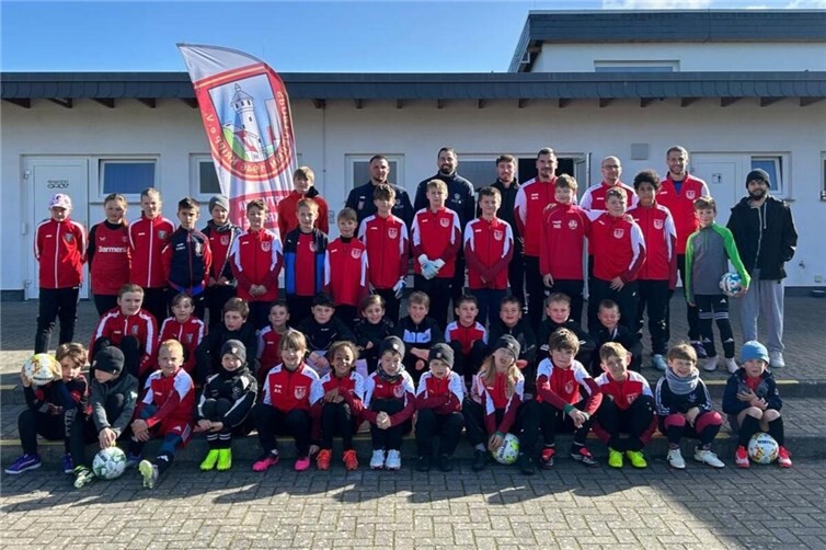 45 Kinder nahmen am Fußball-Ostercamp des SV Kripp teil.