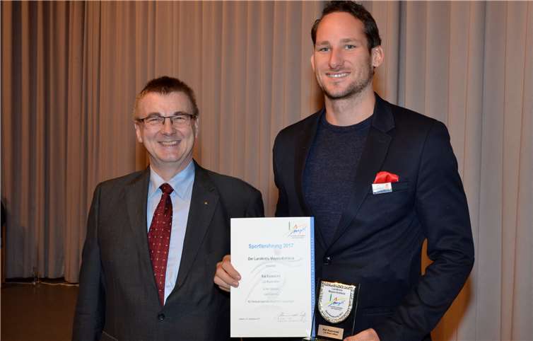 45 Mayen-Koblenzer Spitzensportler wurden ausgezeichnet.Darunter auch der drittbeste Zehnkämpfer der Welt, Kai Kazmirek.