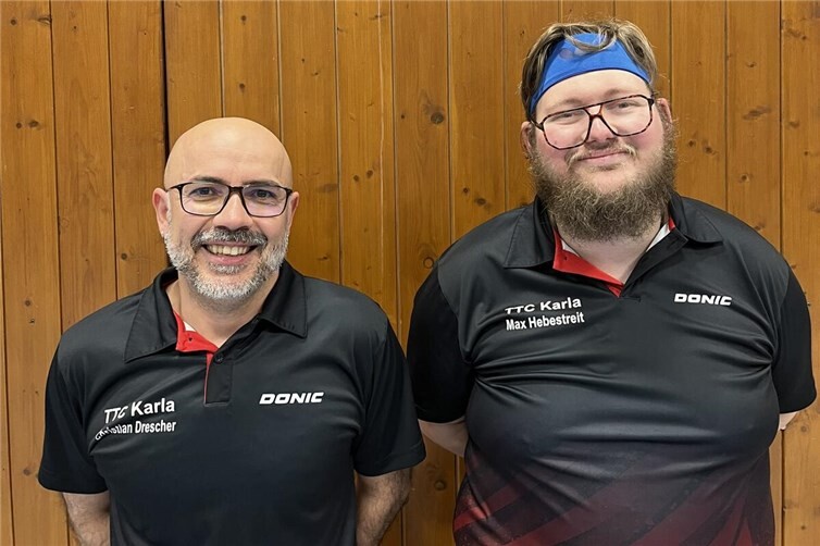 5 Punkte steuerten Christian Drescher (li.) und Max Hebestreit bei 