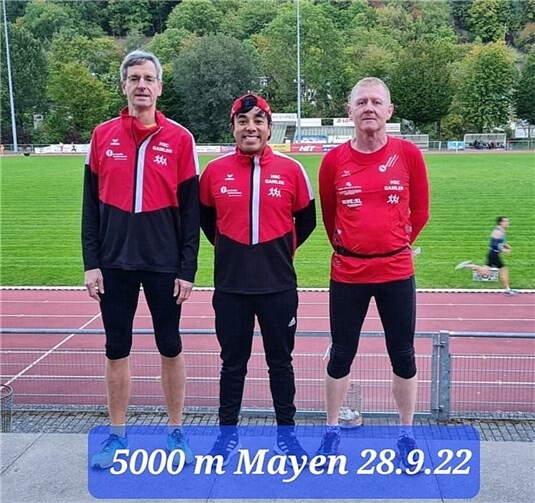 5000 Meter – Bahn in Mayen.