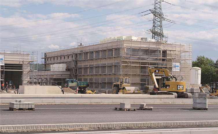 50.000 Quadratmeter umfasst das gesamt Areal des neuen Betriebshofes der Stadt.