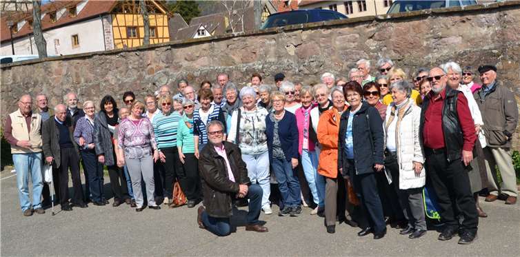 55 reiselustige Swisttaler schauten sich um im Elsass. Foto: privat