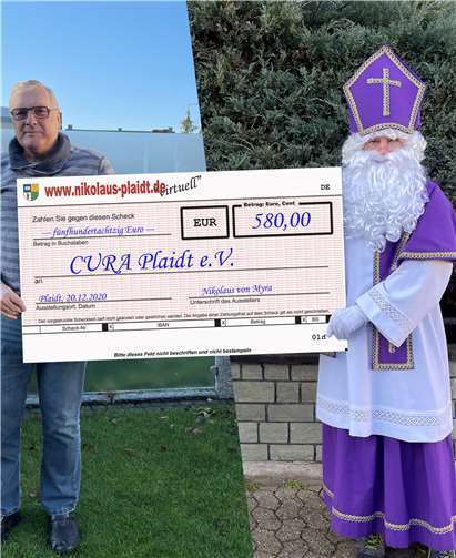 580 Euro konnten überreicht werden. Foto: privat