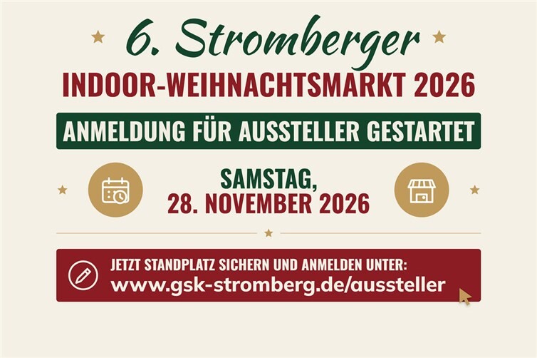 6. Stromberger Indoor-Weihnachtsmarkt