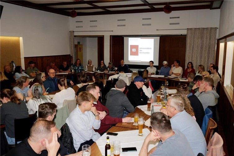 60 Mitglieder waren der Einladung des Vorstandes zur diesjährigen Jahreshauptversammlung gefolgt.