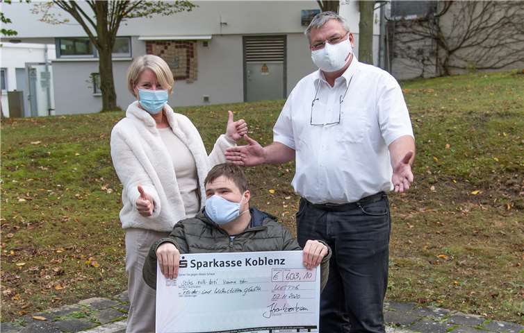 603,10 Euro kamen durch die Kronkorken-Aktion zusammen. Foto: privat