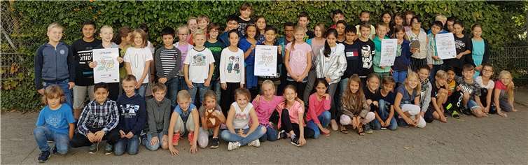 72 Schulkinder der KGS Meckenheim nahmen an den Waldjugendspielen teil.privat