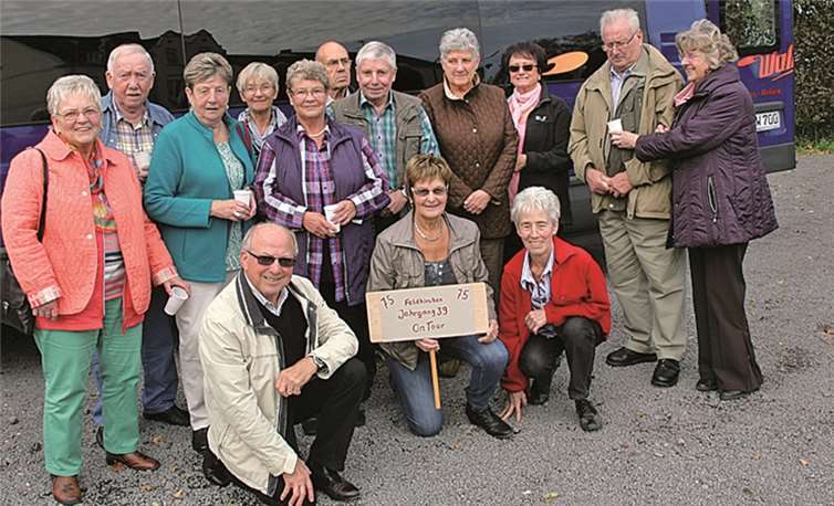 75-Jährige des Jahrgangs 1939 auf ihrem großen Geburtstagsausflug. privat