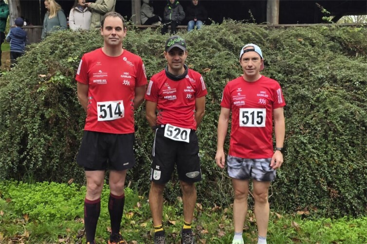 8000 m in Bremm - v.l.n.r.: Dietmar Krämer - Markus Schmitt und Marco Knieper.