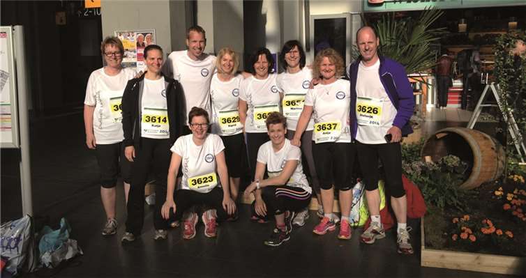 9 Läuferinnen und Läufer der TSG Urbach-Dernbach gingen auf der Strecke von Rhens durch das Mittelrheintal ans Deutsche Eck nach Koblenz an den Start.Privat