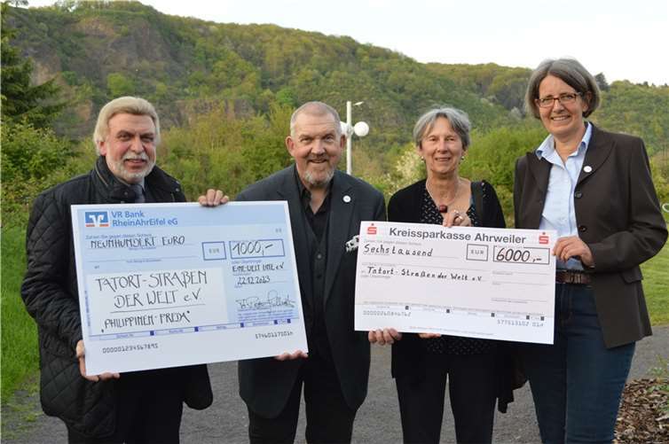 A.-Peter Gillrath, Dietmar Bär, Walburga Greiner und Silke Olesen. Foto: AB