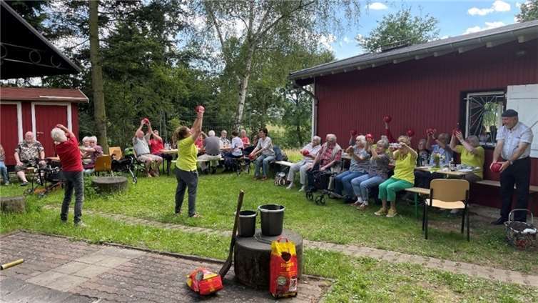 Ab 8. September geht das wöchentliche Training, wie hier beim Grillfest, wieder los. Quelle: Treffpunkt Ohr
