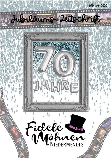 Ab Schwerdonnerstag erscheint die Jubiläumszeitung der Fiedele Möhnen Niedermendig.  Foto: privat