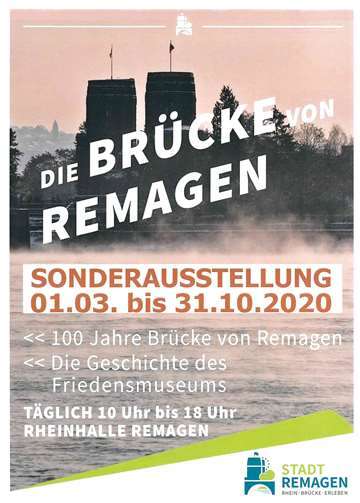 Ab dem 1. März bis zum 31. Oktober kommen Brückenfans auf ihre Kosten. Quelle: Stadt Remagen