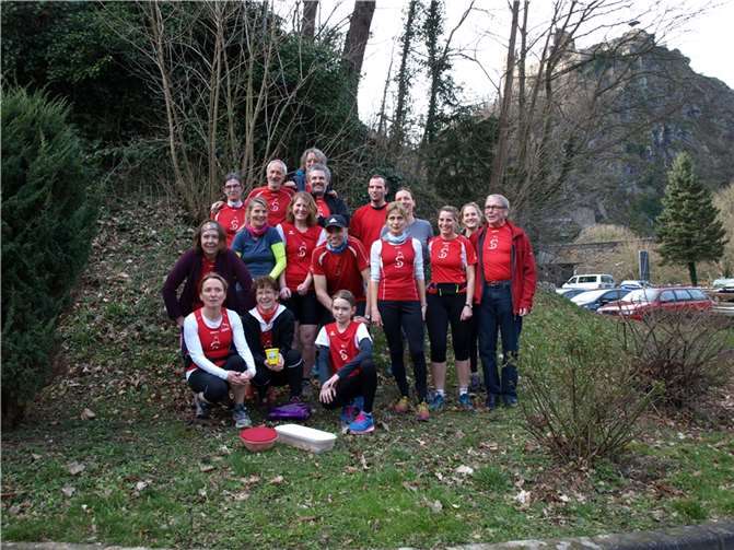 Ab dem 3. Mai versammelt man sich nun immer mittwochs um 18 Uhr im Ortsteil Kreuzberg, In Dangeln 24, am Dorftreff (Flut-Container), um das gemeinsame Lauftraining zu starten. Foto: privat