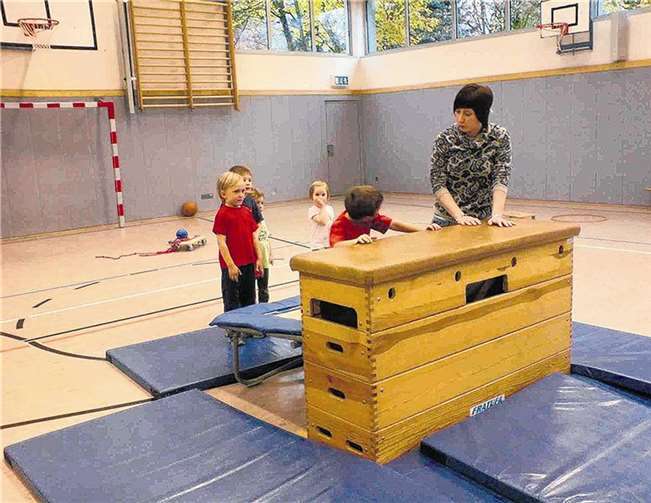Ab sofort findet wieder das Eltern-Kind-Turnen statt.privat