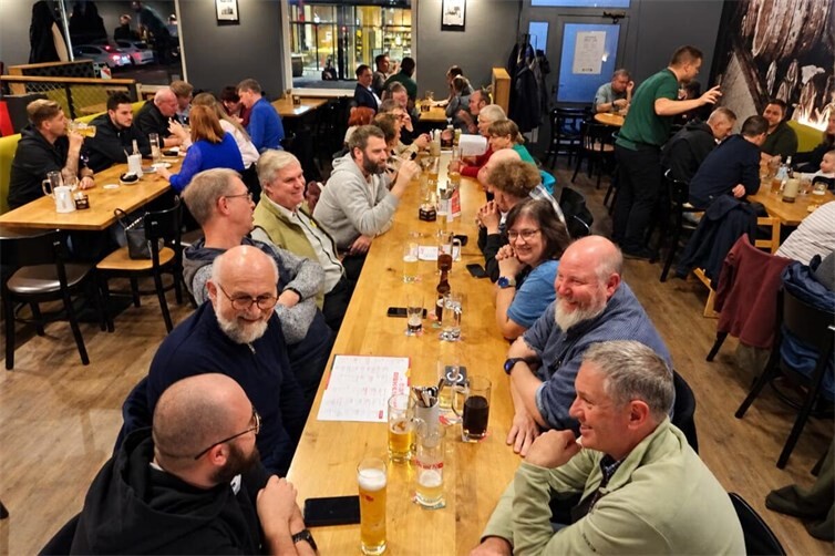 Abendessen in der Vulkan-Brauerei