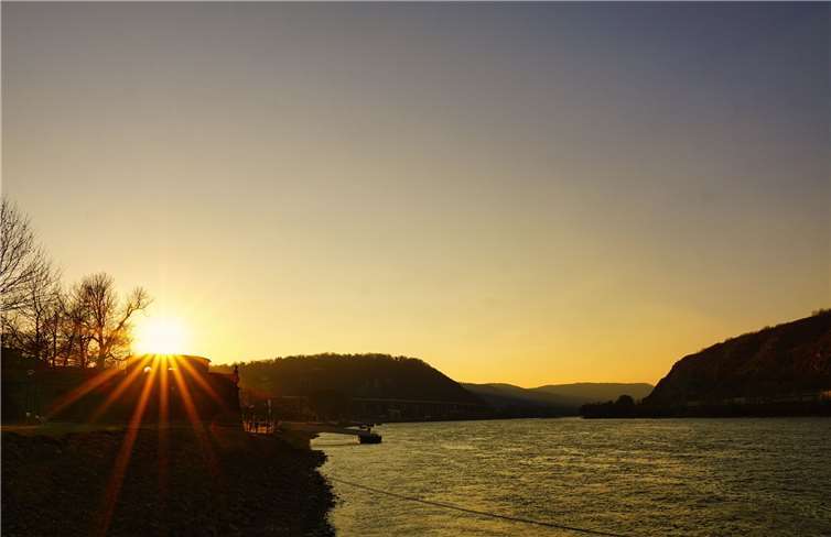 Abends gegen halb sechs in den Rheinanlagen in Andernach.Foto: Natalie Lengersdorf