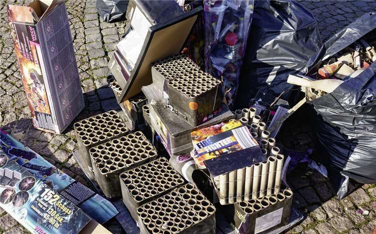 Abgebrannte Feuerwerkskörper.  Foto: Pixabay