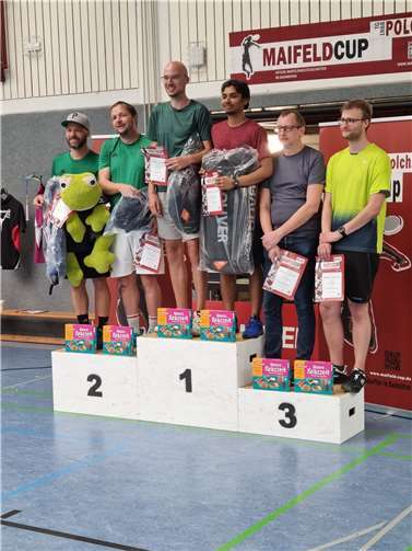 Abgekämpft aber glücklich: Felix Hammelmann (TG Polch) auf dem 3. Platz.