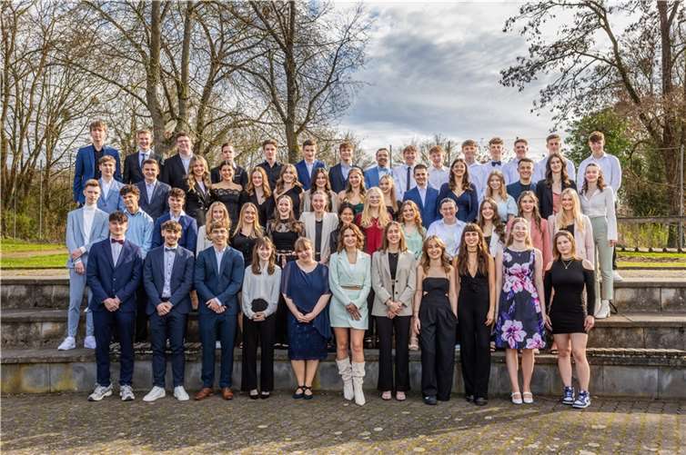 Abiturjahrgang 2024 des Gymnasiums auf dem Asterstein bei der feierlichen Zeugnisvergabe. Foto: Baumann Fotografie | Jan-Gerrit Baumann