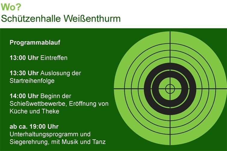 Ablauf Stadtmeisterschaft für Hobbyschützen am 26. September 2026