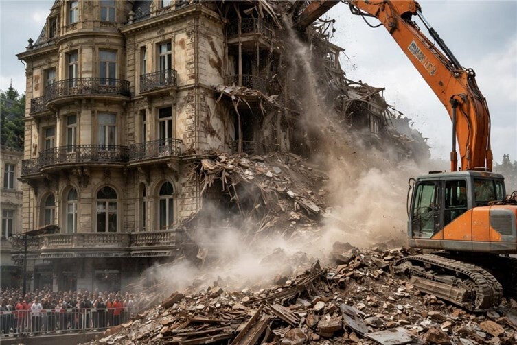 Abrisse von historischen Gebäuden stehen in Andernach an der Tagesordnung.