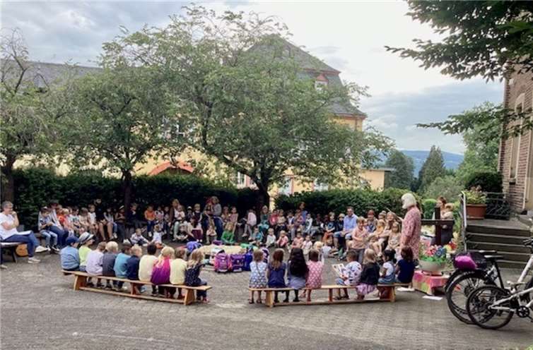 Abschiedsgottesdienst in der Kita.  Foto: Renate Mehmeti-Kloten