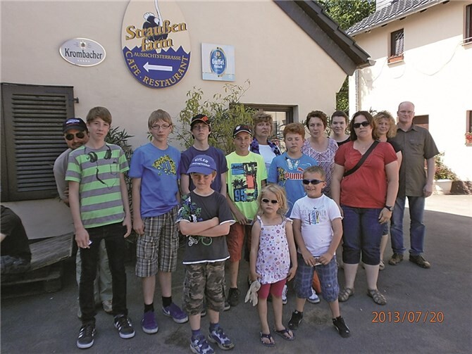 Abschluss des BSC - Jugendtages auf der Straußenfarm.  Privat