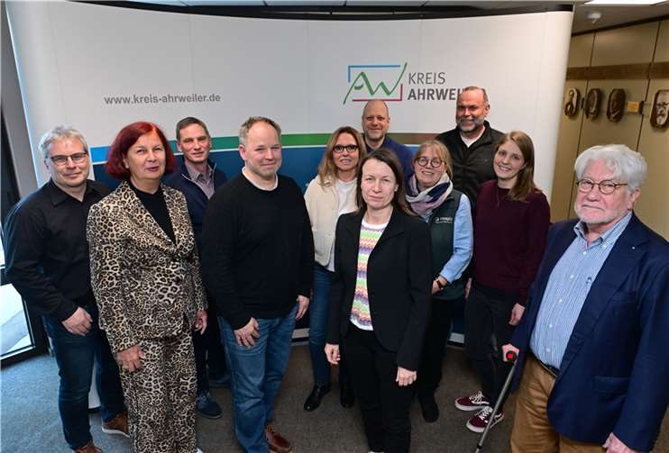 Abschluss nach zwei Jahren: Die Akteure der Kooperationsvereinbarung zur Stärkung der psychischen Gesundheit im Ahrtal möchten weiterhin im Austausch bleiben. Foto: Ahr-Foto M. Gausmann / Kreisverwaltung Ahrweiler