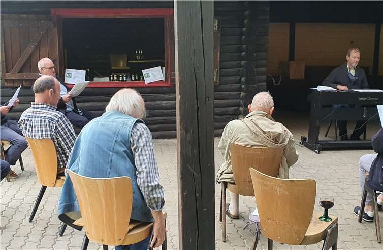 „Abstand halten“ hieß es auch hier.