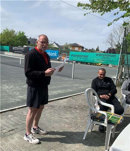 Abteilungsleiter Frank Schneider bei der Eröffnung. Foto: privat
